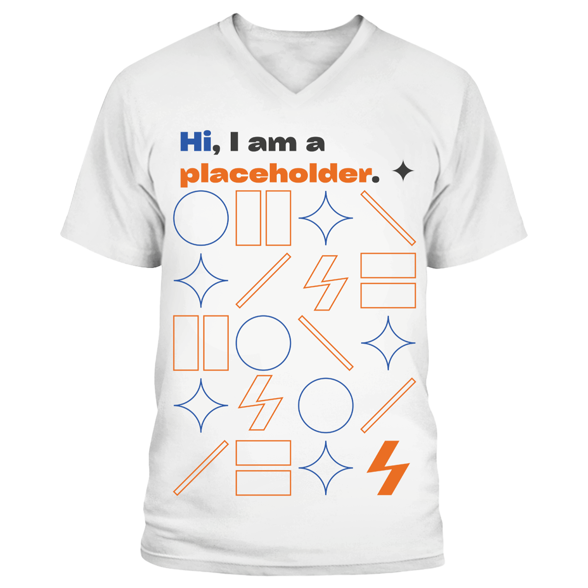 Lady's V-Neck T-Shirt | Gildan 5V00L (US Label)
