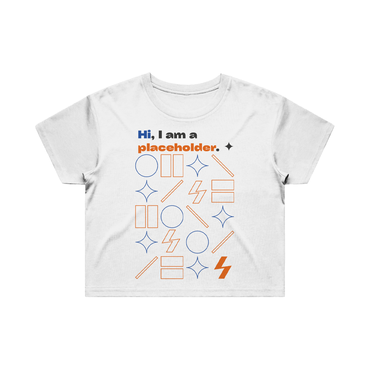Lady's Cropped T-Shirt | AS Colour 4062 (US Label)