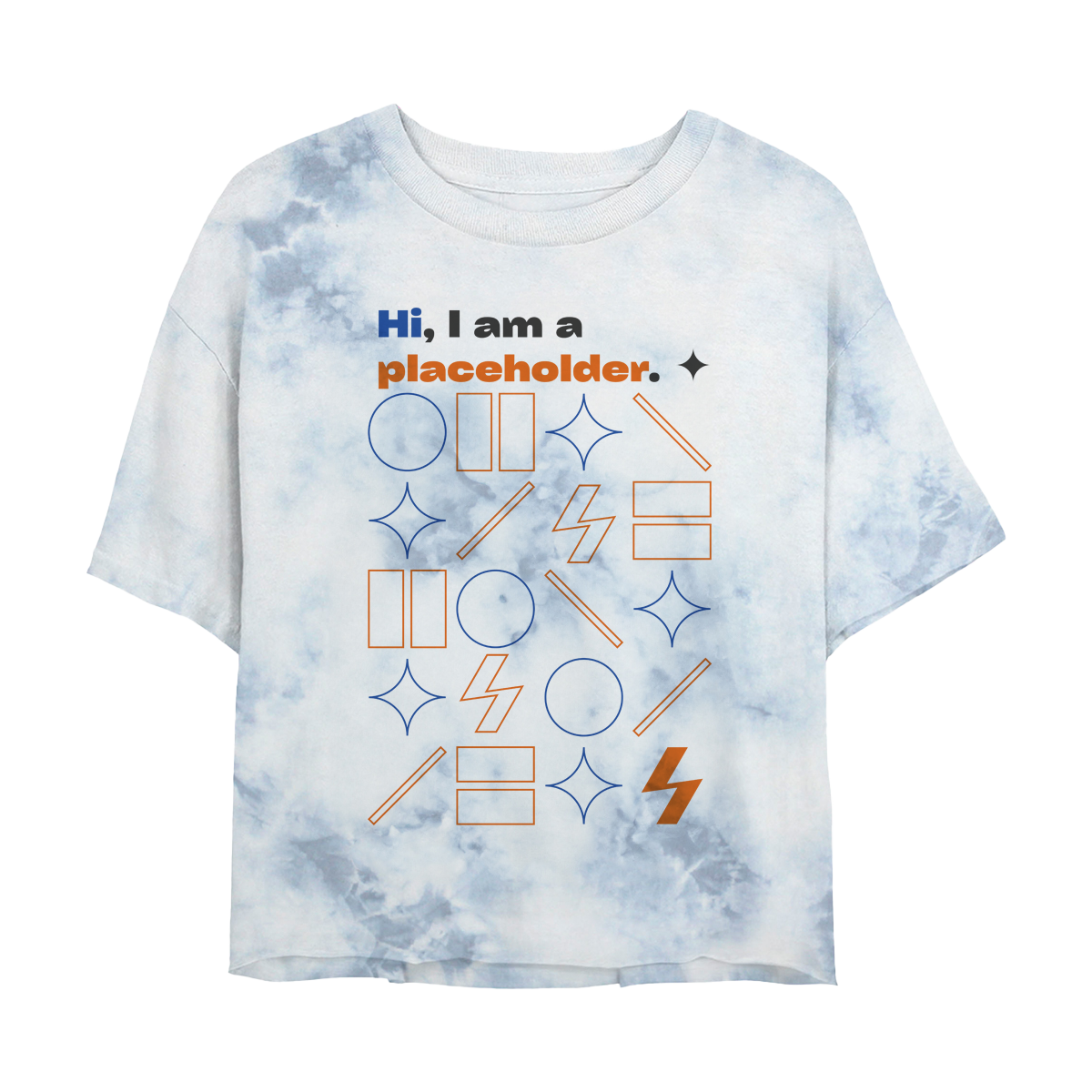 Lady's Wash Cropped T-Shirt (US Label)