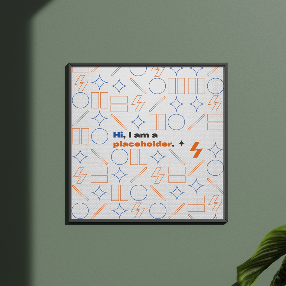 Framed Canvas Print - Square (US)