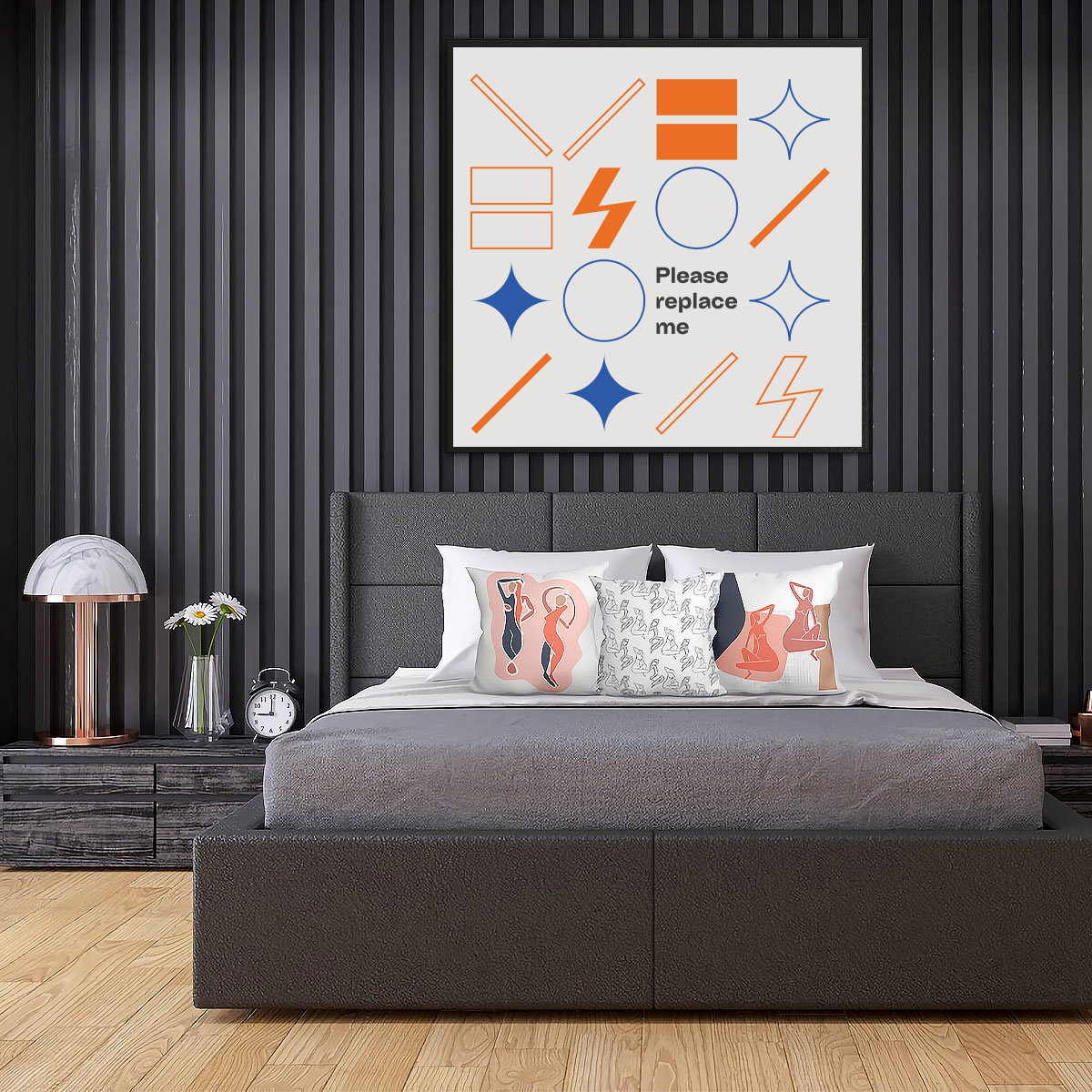Framed Canvas Print - Square (US Label)