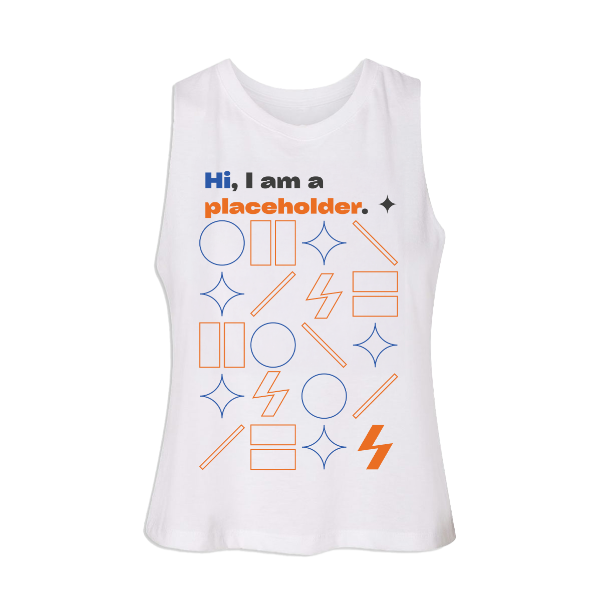 Lady's Racerback Cropped Tank | Bella + Canvas 6682 (US Label)