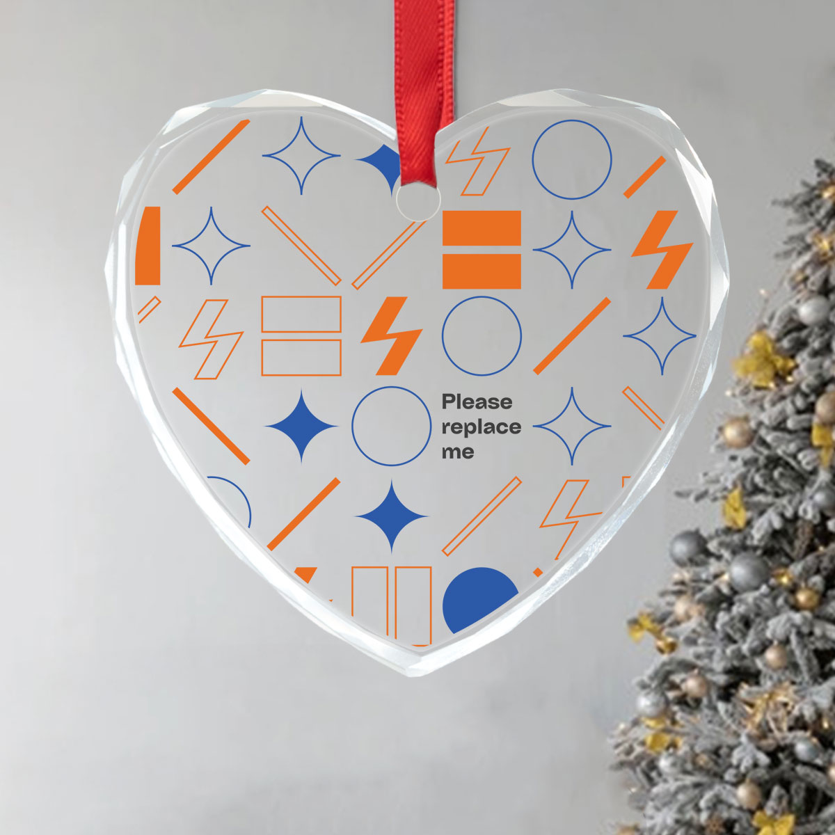 Glass Ornament - Heart-shaped (VN)