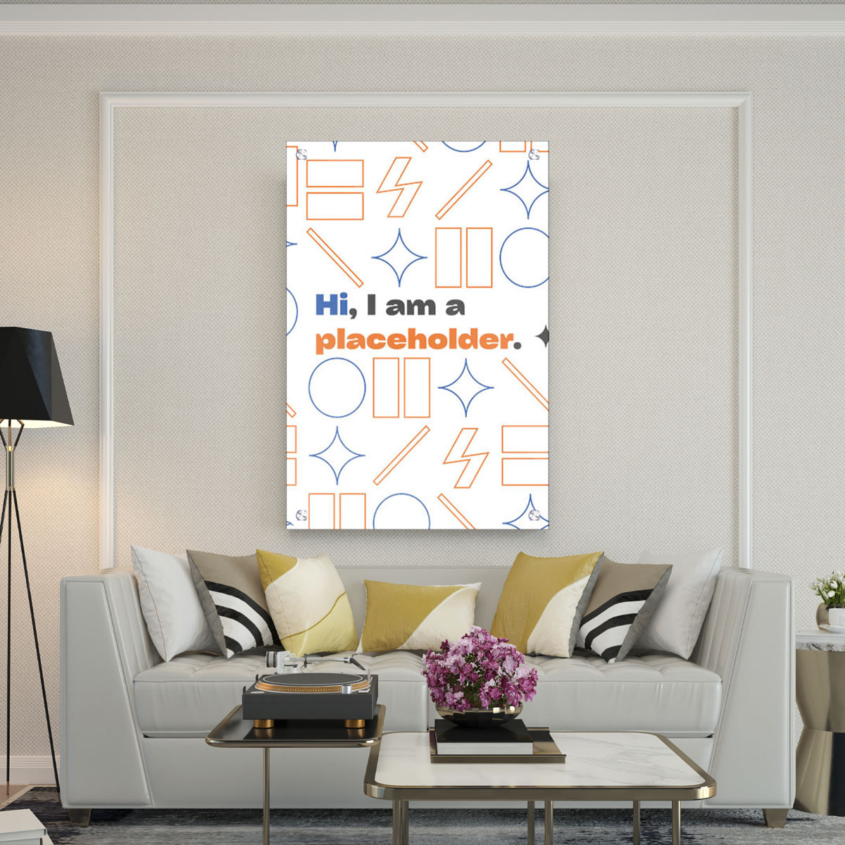 Portrait Metal Sign (EU Label)
