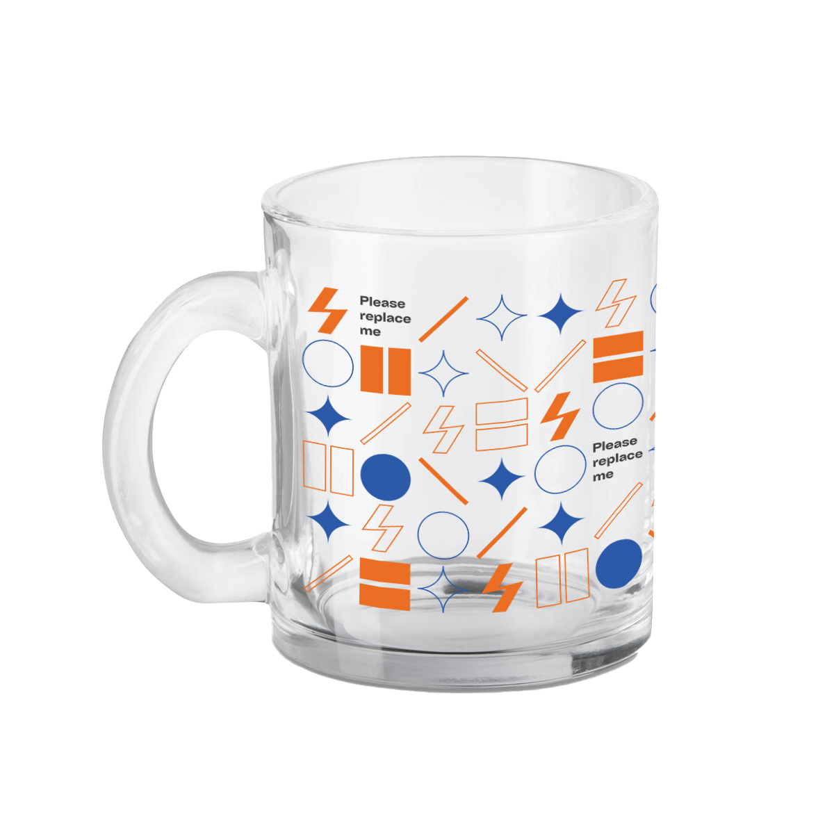 Clear Glass Mug 10oz (EU)