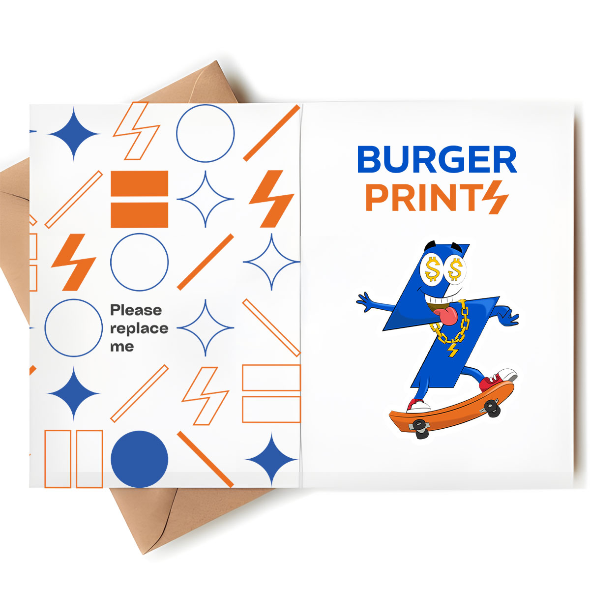 Folded Greeting Card (US Label)