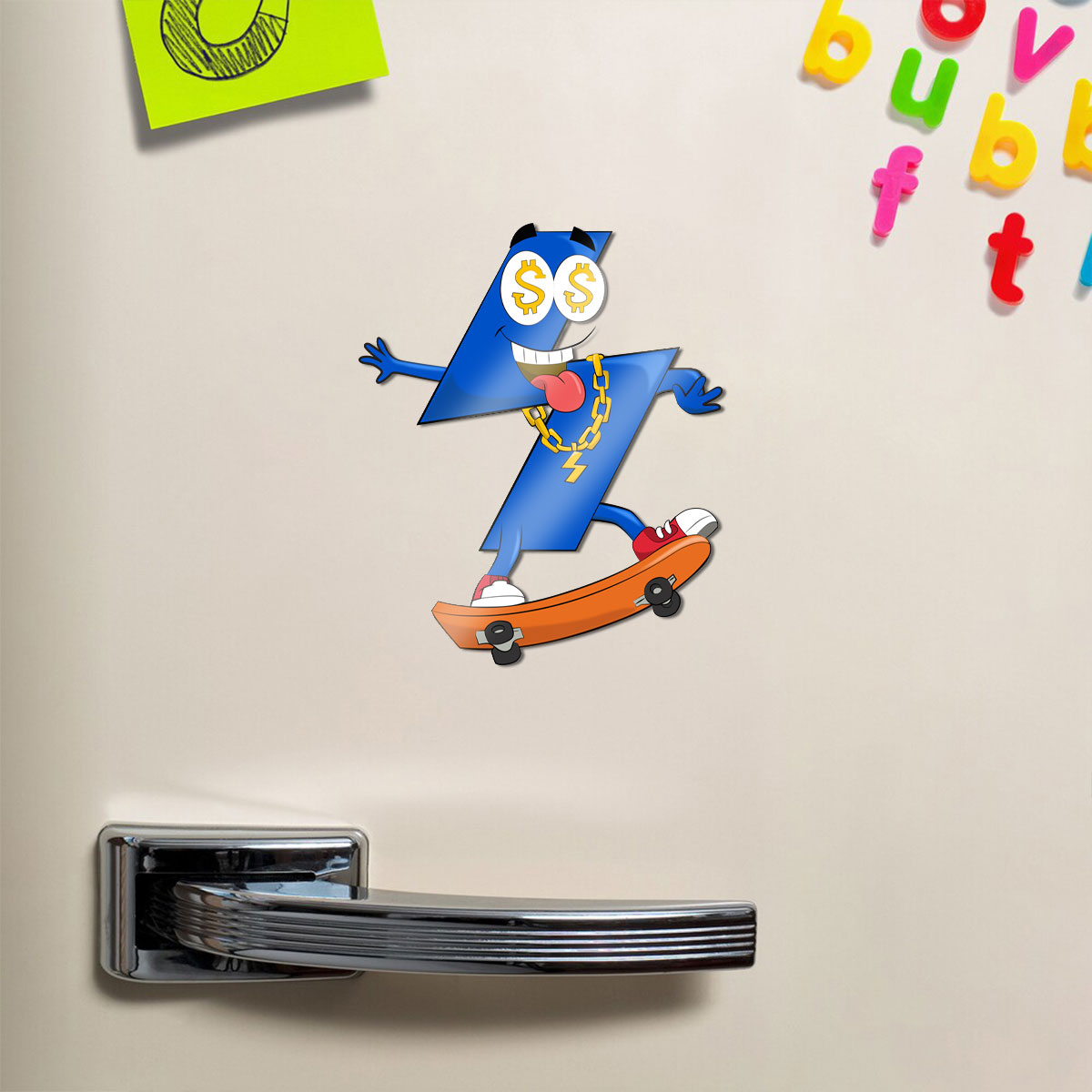 Acrylic Fridge Magnet - Custom Shape - 2 Layers (US Label)