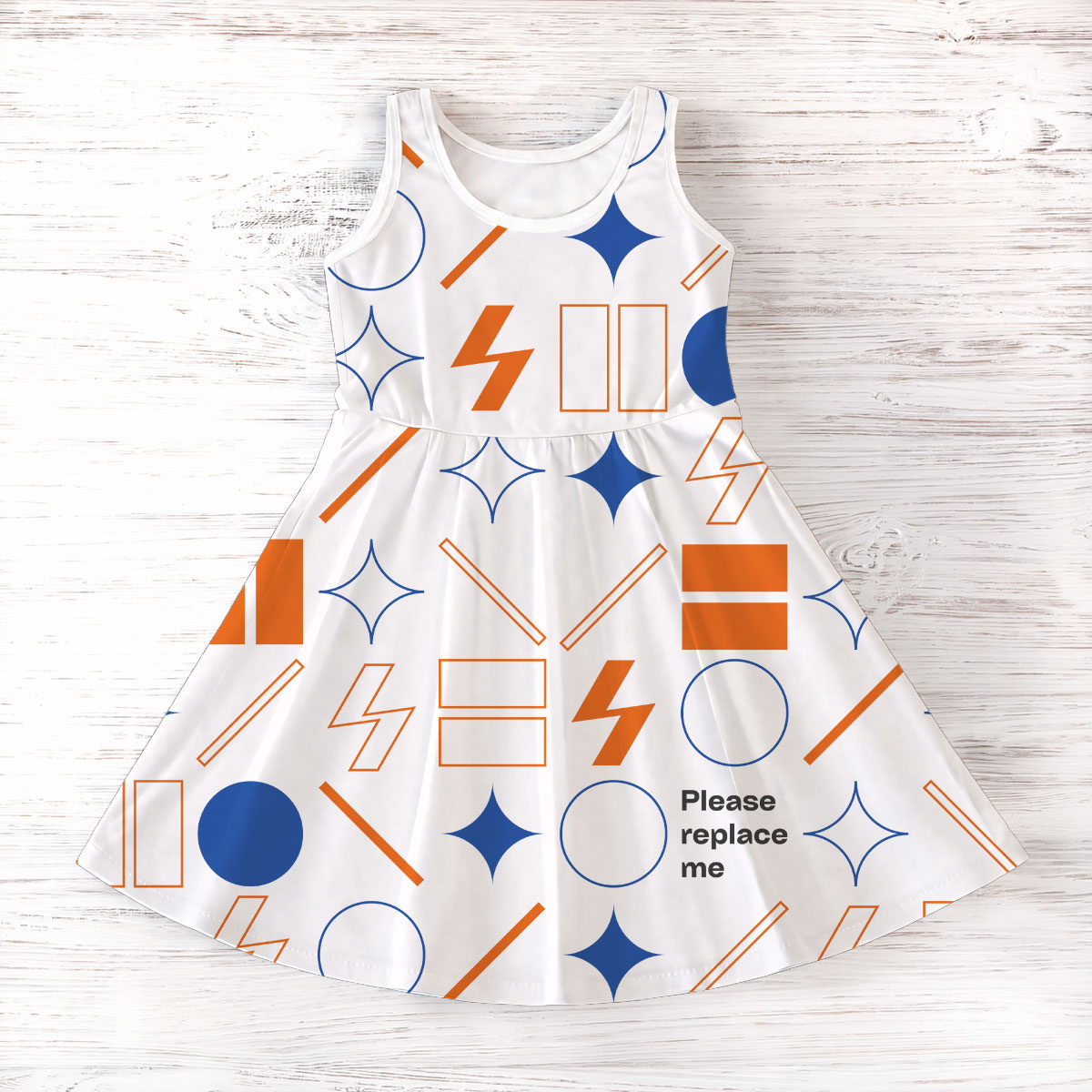 AOP Kid's Sleeveless Skater Dress (US)