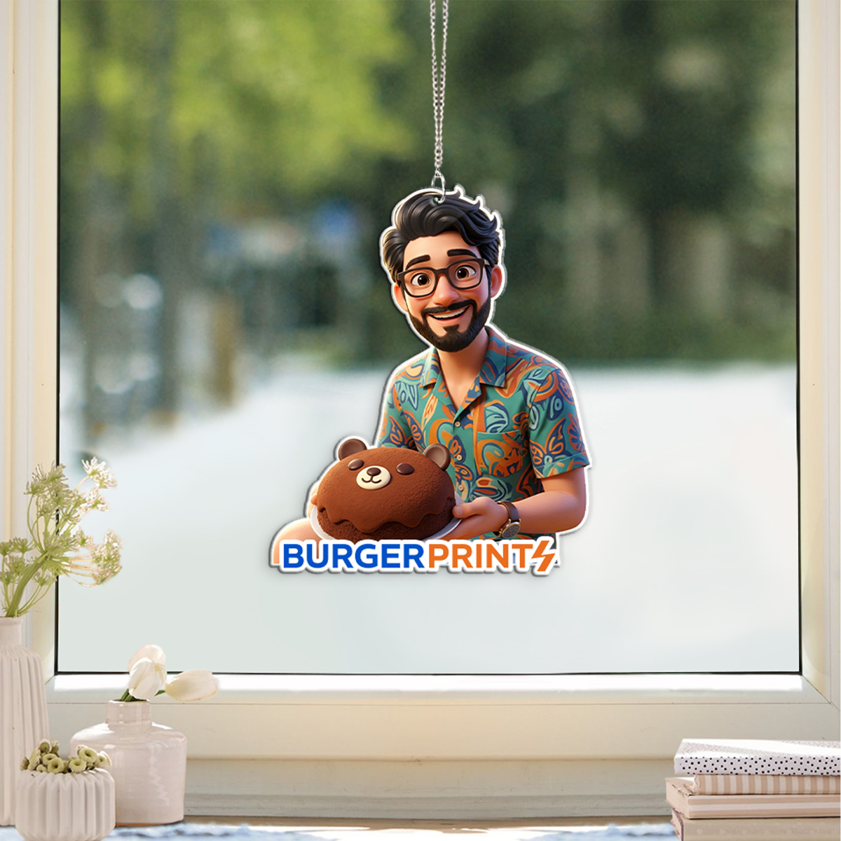 Acrylic Window Decor - Custom Shape (US Label)