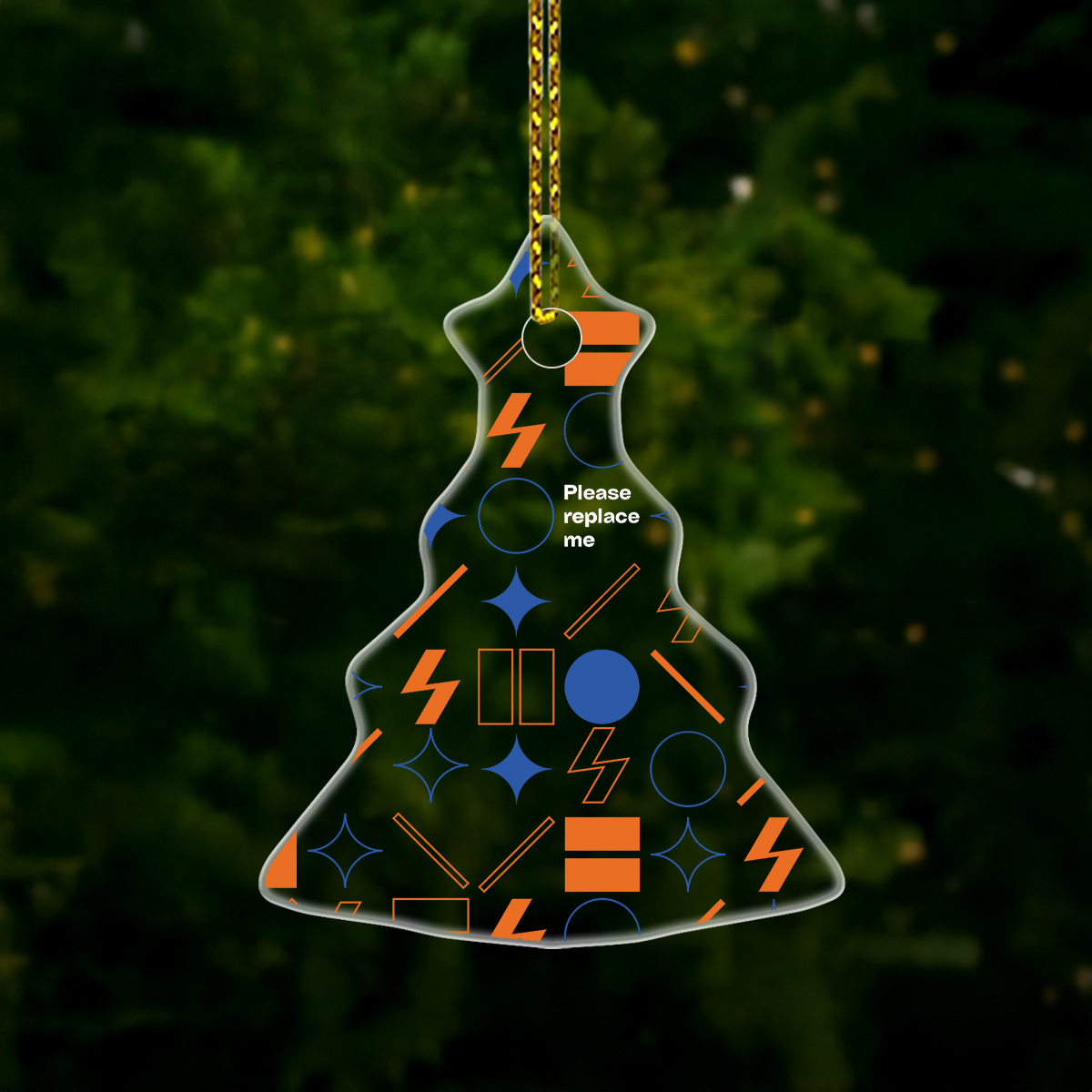 Acrylic Ornament - Custom Shape (EU Label)