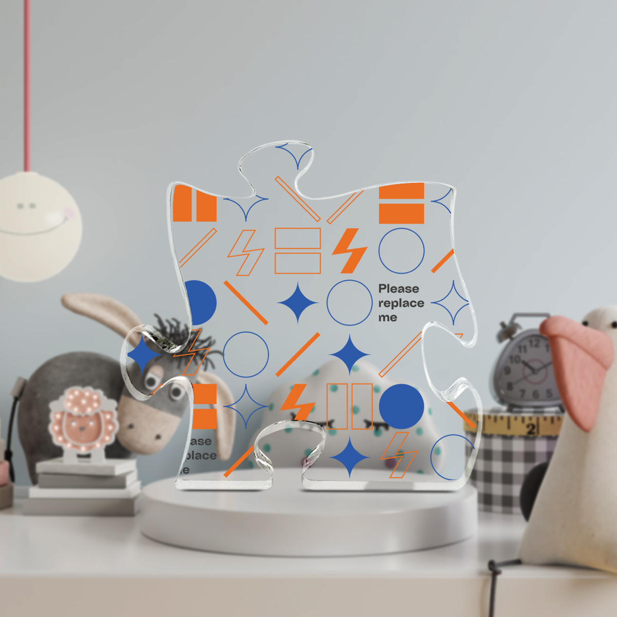 Puzzle Acrylic Plaque (US Label)