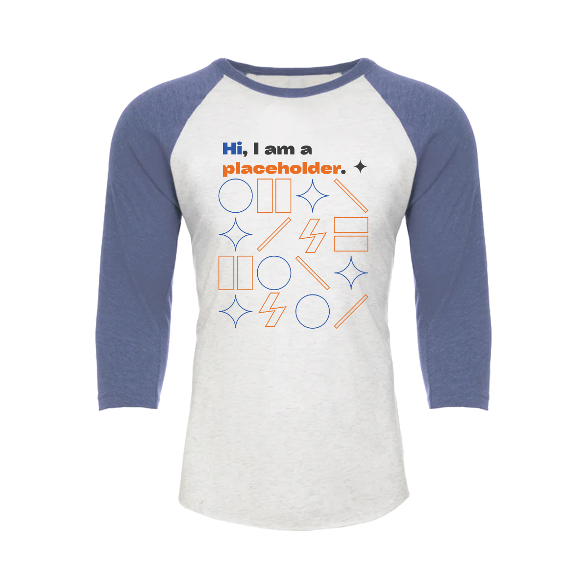 Tri-Blend 3/4 Raglan T-Shirt | Next Level 6051 (US)