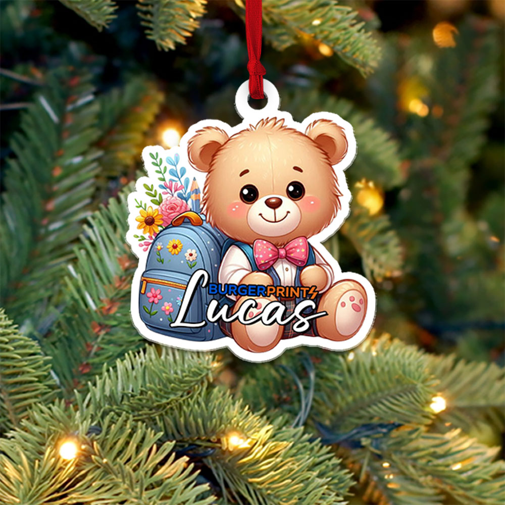 Wooden Ornament - Custom Shape - 1 Side (US)