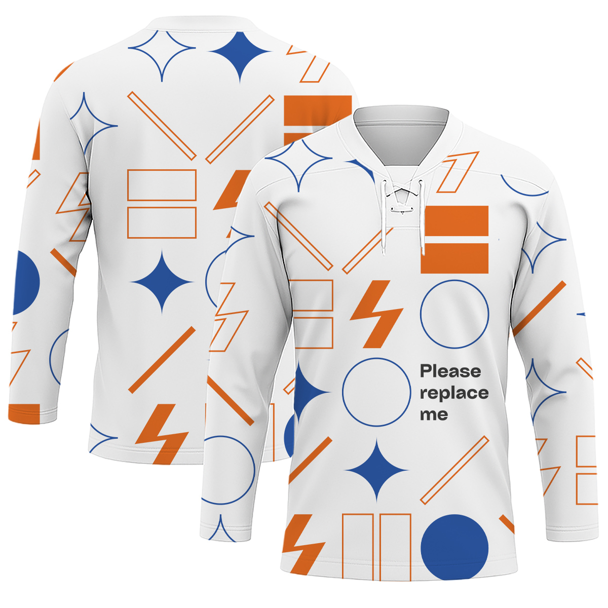 AOP Lace Neck Hockey Jersey (VN)