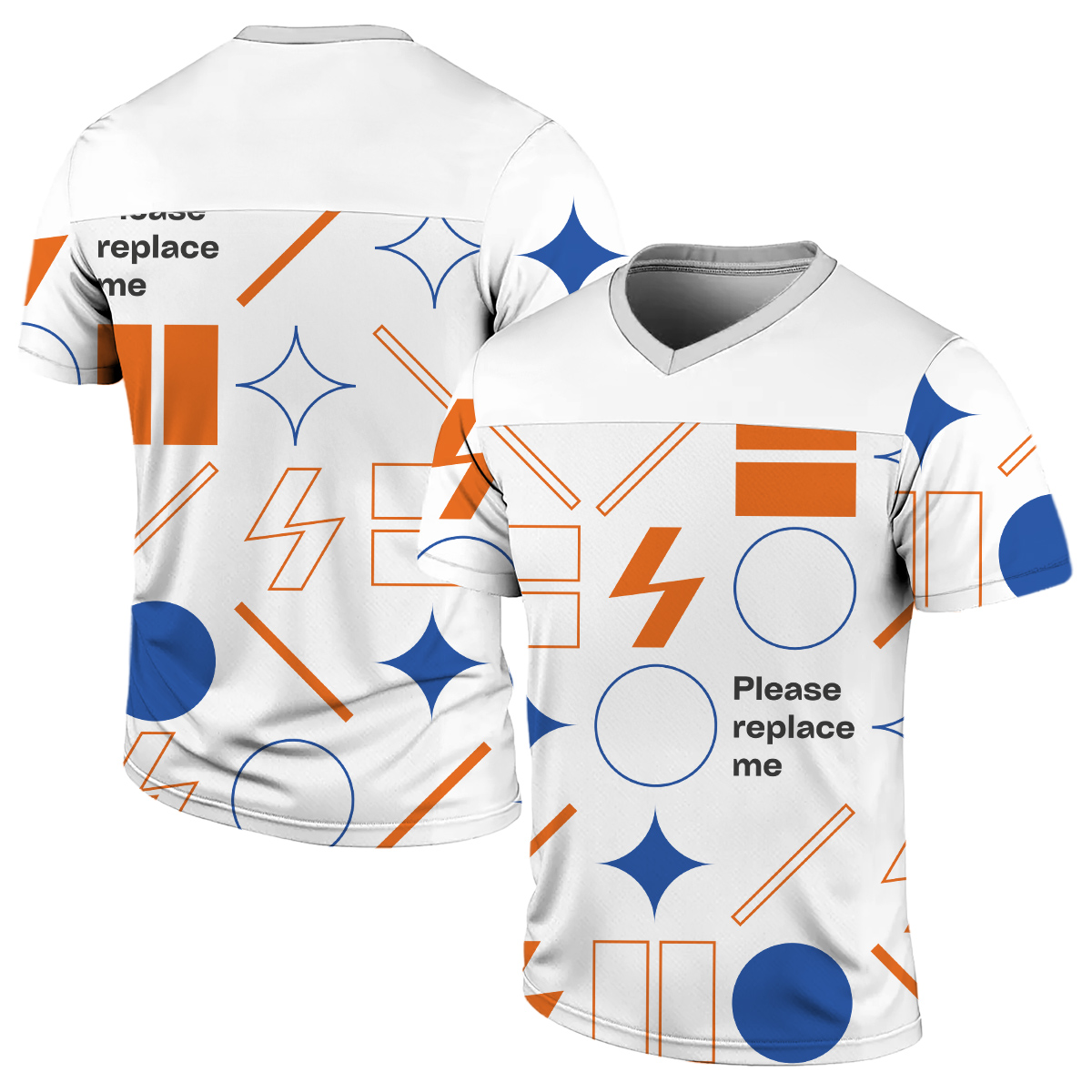 AOP Mix Mesh Football Jersey Shirt (VN)