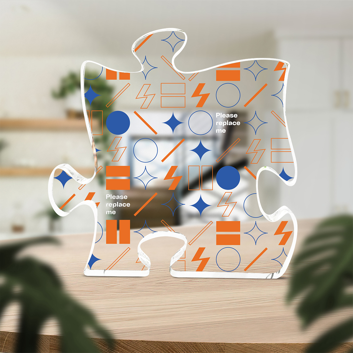 Puzzle Shaped Acrylic Block (VN)