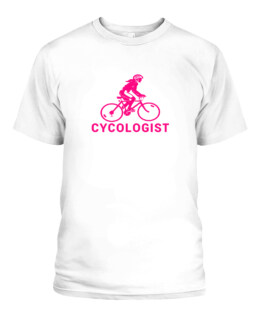 Funny Cycologist Lady Tshirt - Cycling Road Bike Cyclist Triathlon Graphic tee shirt for biker men women