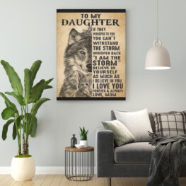 Canvas for daughter