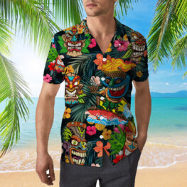 Hawaiian Tiki Colorful Shirt