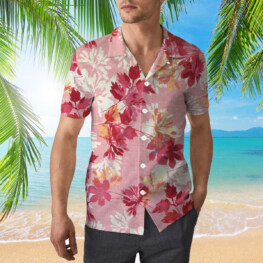Floral In Pink Hawaiian Shirt