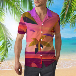 Hawaii Girl Hawaiian Shirt, Aloha Hawaiian Shirt, Sunset Hawaiian Shirt