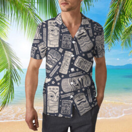 Funny Tiki Hawaiian Shirt
