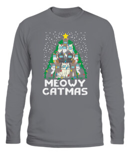 meowy christmask - meowy christmas - cat lover - kittens christmas tree  Classic T-Shirt