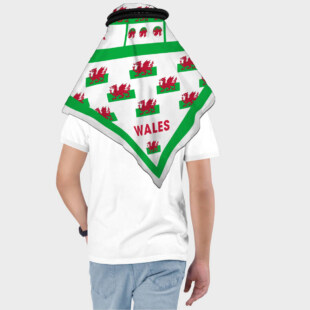 Wales 2022 World Cup Keffiyeh Shemagh Wrap Headwear Scarf For Fan Football Gift