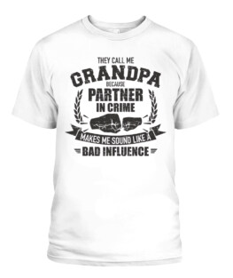 Grandpa because partner in crime sounds like bad influence