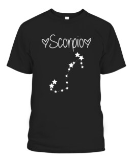 Scorpio Zodiac Sign Horoscope Star October November Birthday T-Shirts, Hoodie, Sweatshirt, Adult Size S-5XL