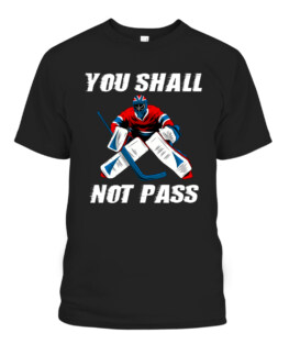 Ice Hockey Goalkeeper Goaltender - Ice Hockey Goalie Graphic Tee Shirt Adult Size S-5XL