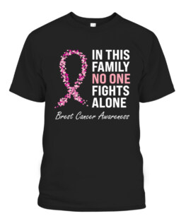Family Breast Cancer Awareness Pink Ribbon Women Survivor T-Shirts, Hoodie, Sweatshirt, Adult Size S-5XL