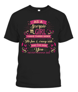 Scorpio Girl birthday Astrology Zodiac sign women Scorpio T-Shirts, Hoodie, Sweatshirt, Adult Size S-5XL