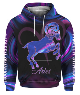 Aries Girl Custom Name 3D All Over Print  | For Men & Women | Adult |  CN1439