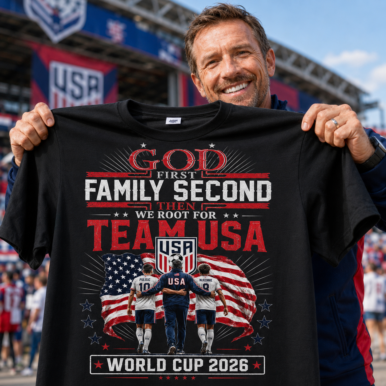 Team USA World Cup 2026 Shirt Black