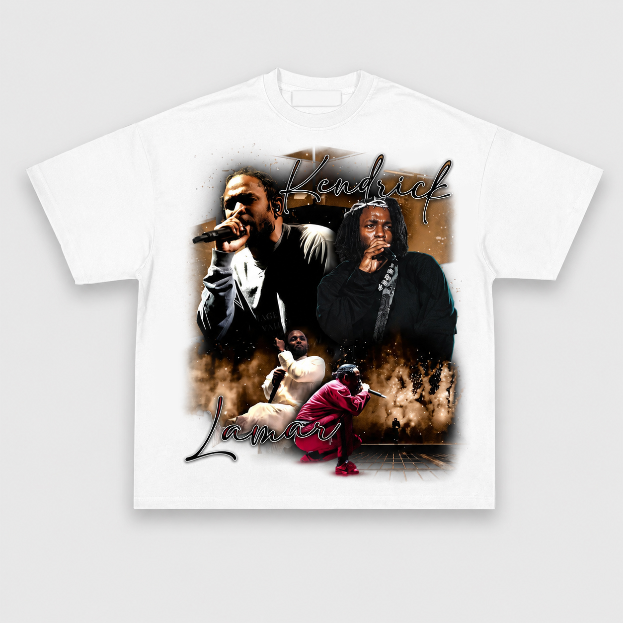Kendrick Lamar Retro Hip-Hop Graphic T-shirt