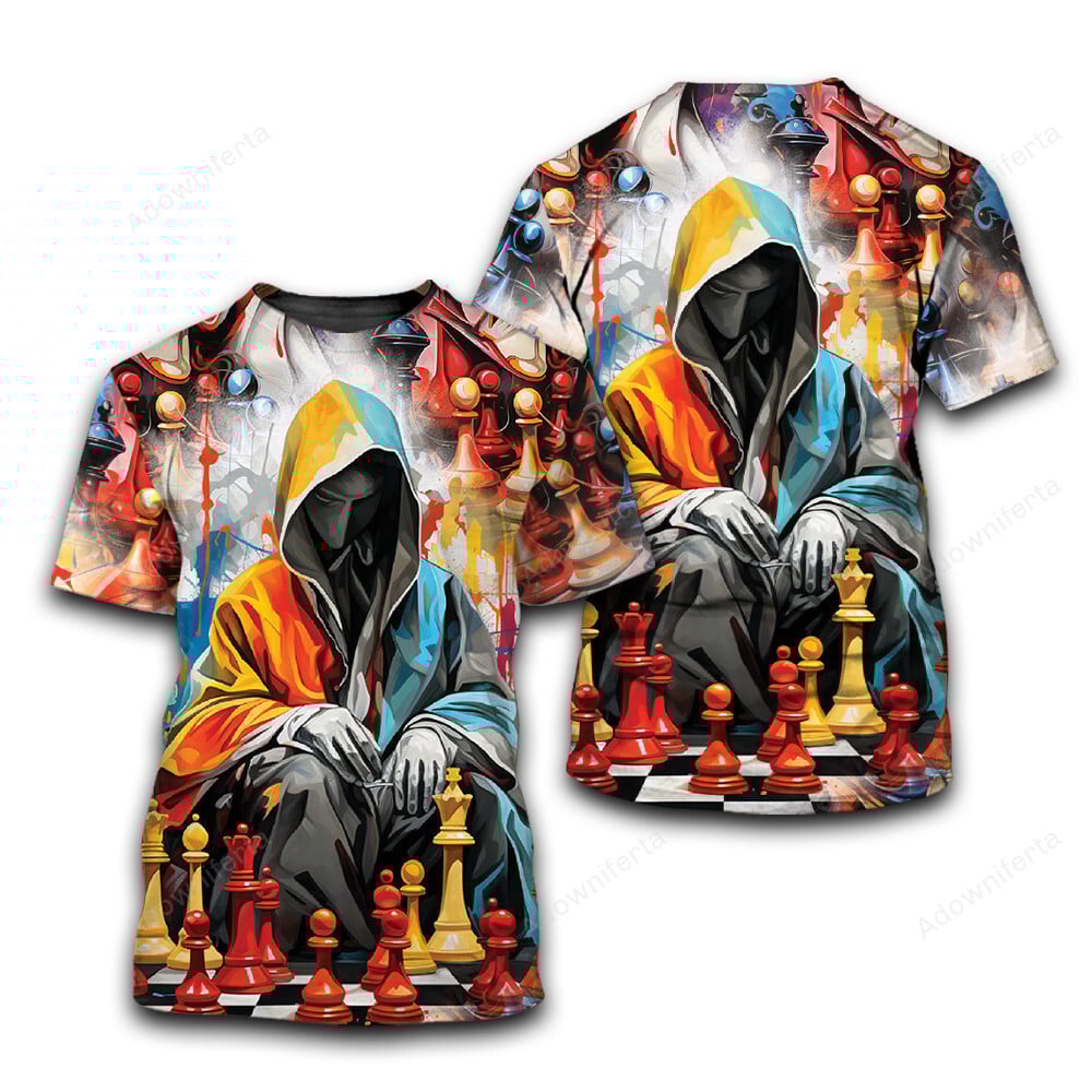 Chess Thinking TShirt For Men & Women