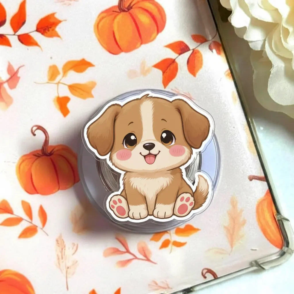 Cute Kawaii Animal Clipart Phone Grip Stand Universal Phone Holder