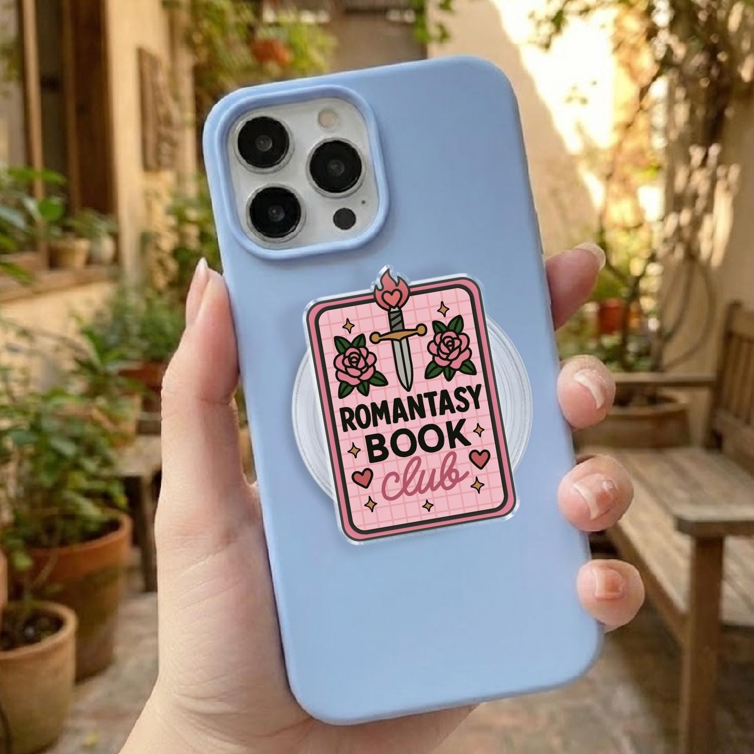Romance Fantasy Books Club Bookstore Reading Smut Phone Grip