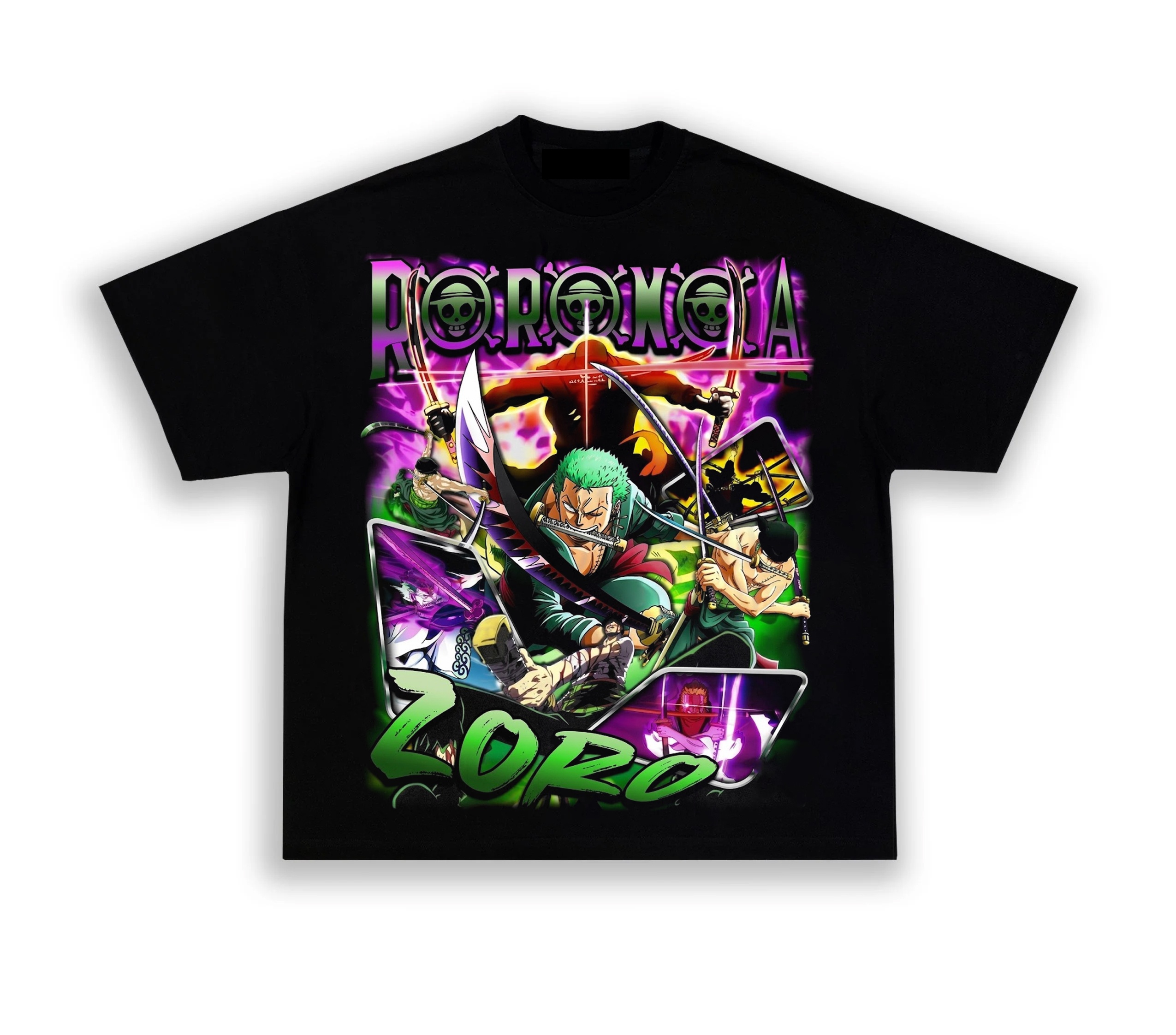 Zoro Anime Streetwear Graphic T-shirt