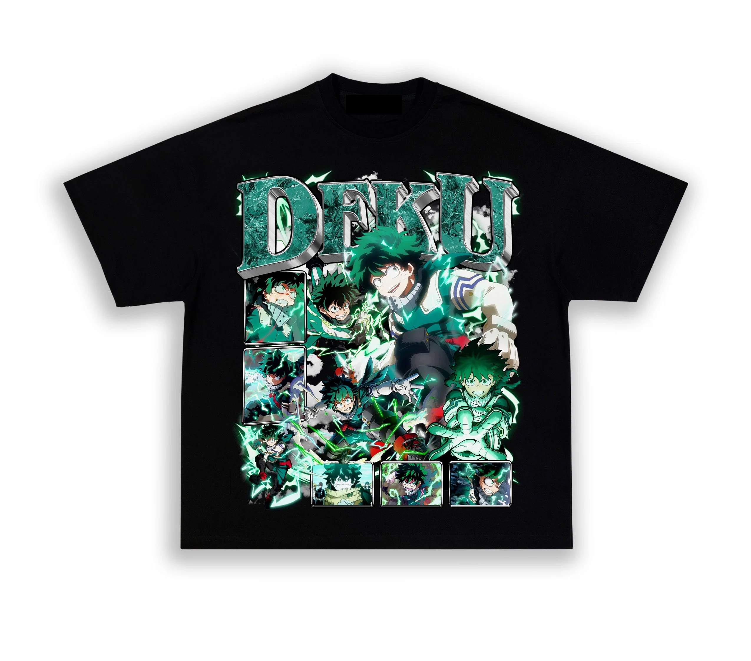 Deku Anime Streetwear Graphic T-shirt