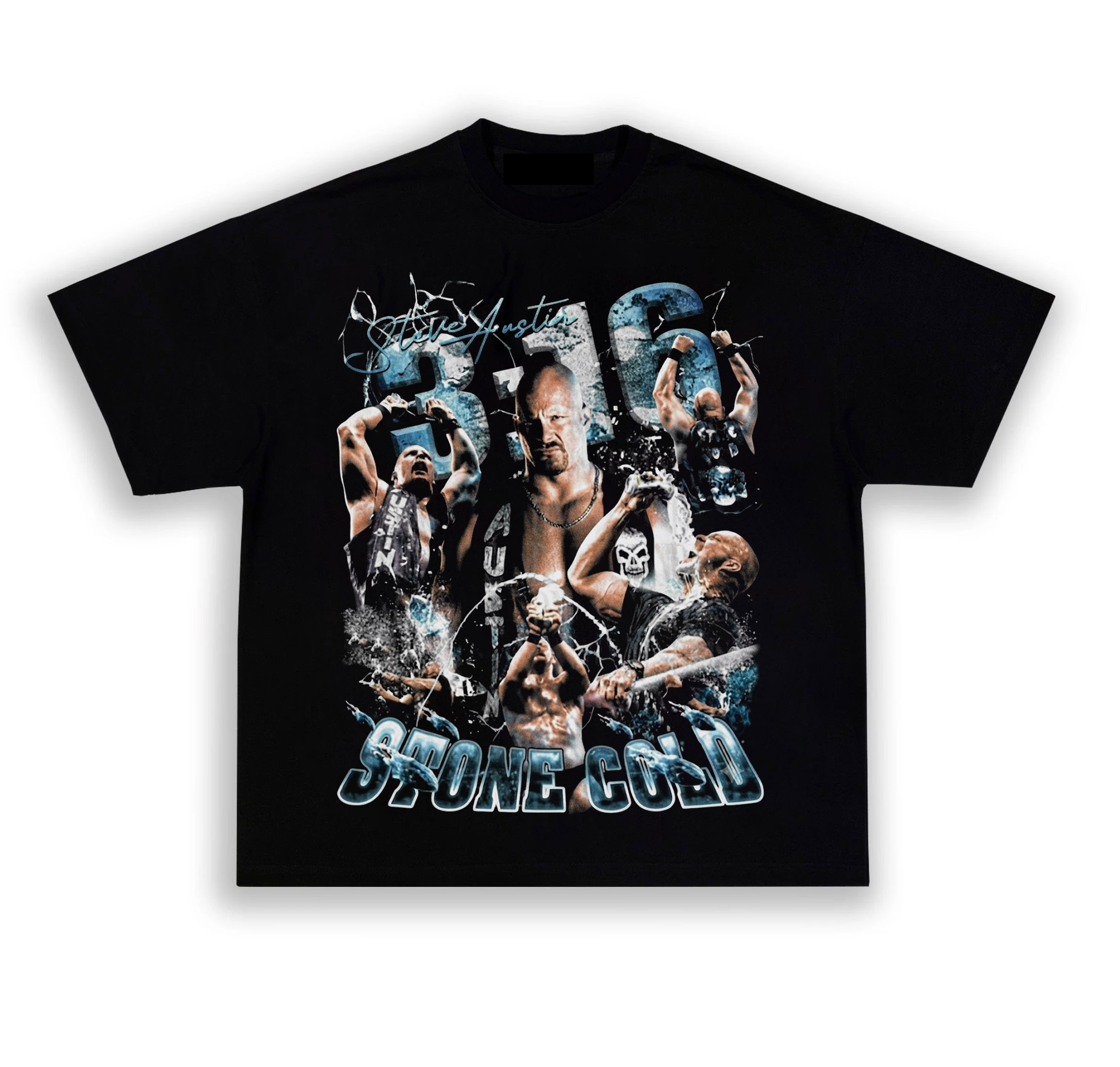 Stone Cold Wrestling Legend Graphic T-shirt