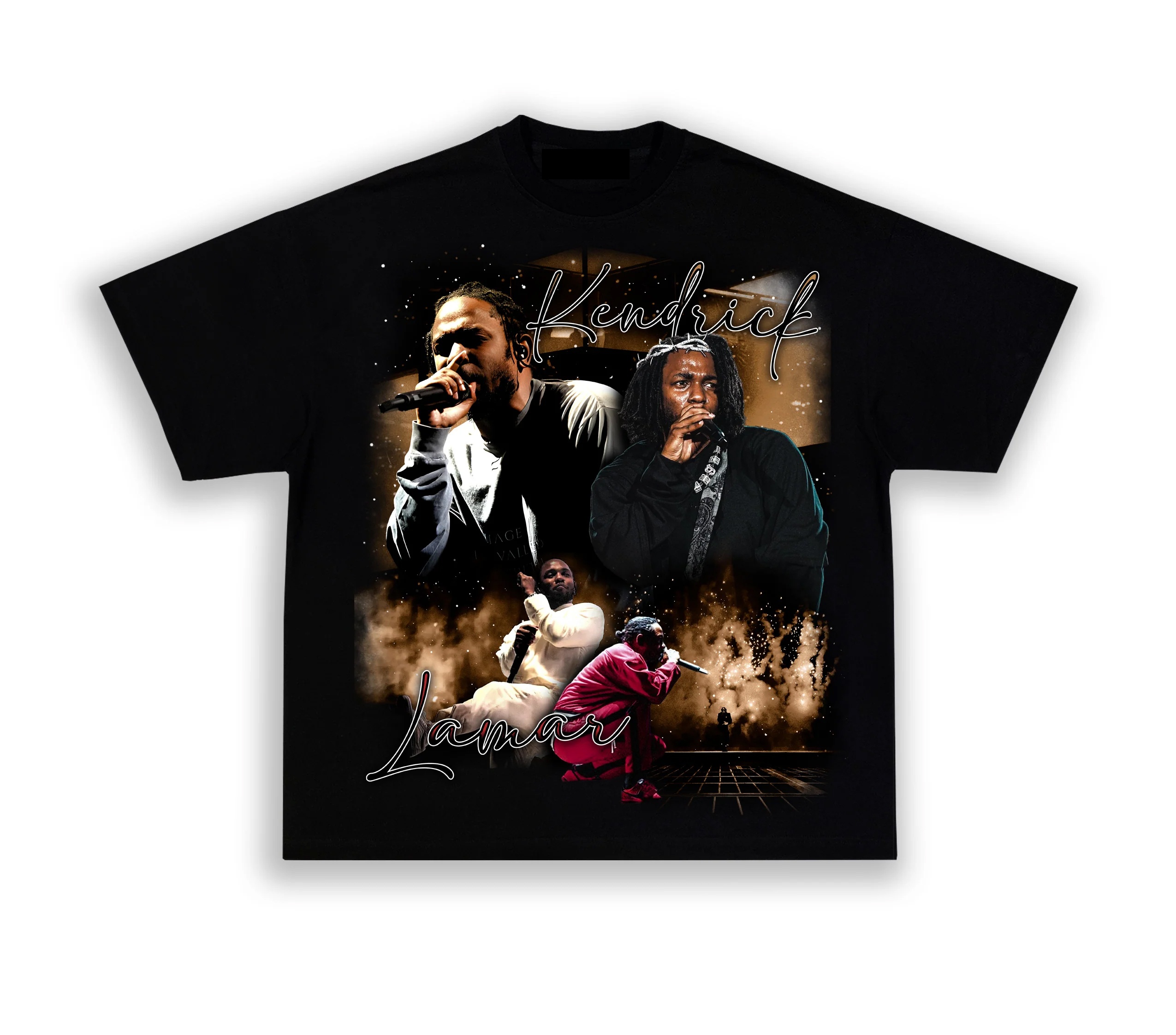 Kendrick Lamar Retro Hip-Hop Graphic T-shirt