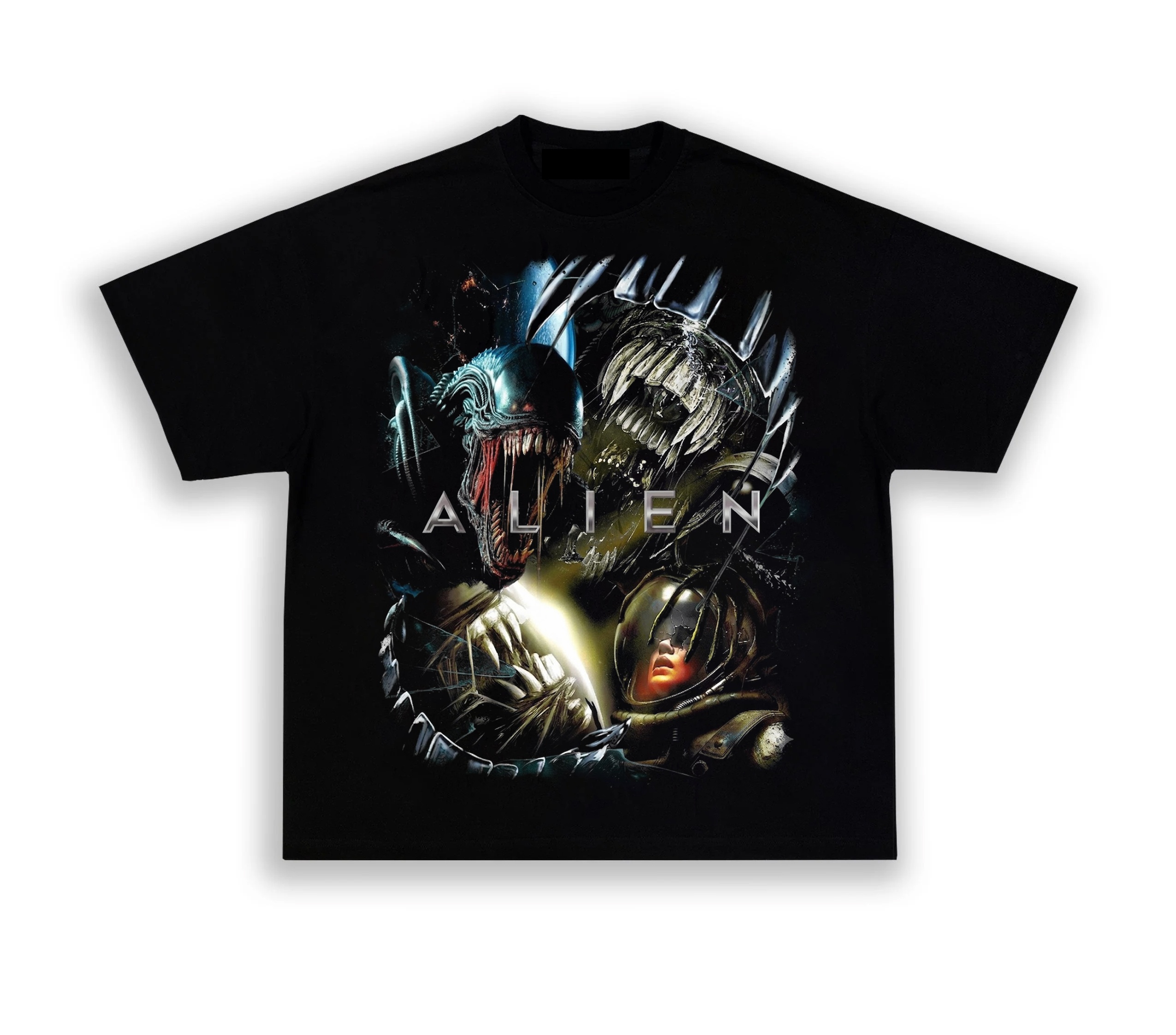 Alien Retro Movie Graphic T-shirt