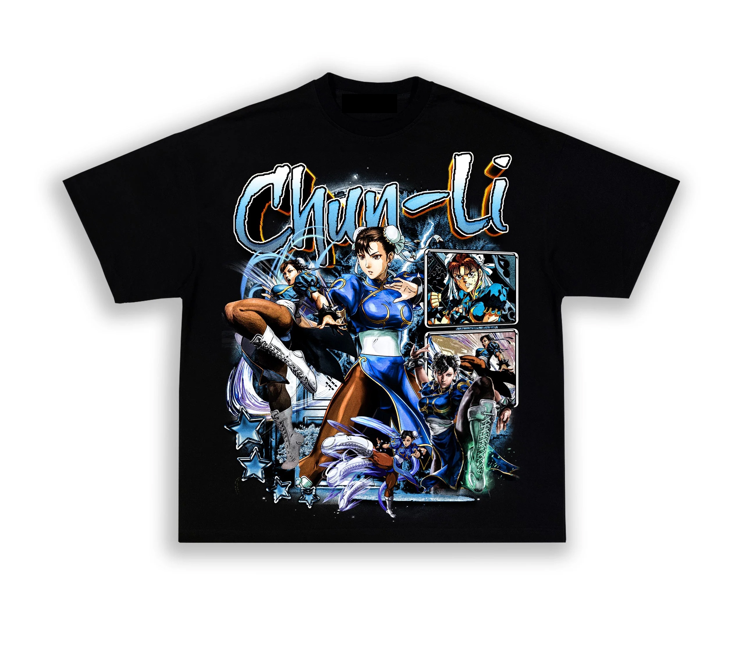 Chun-Li Anime Streetwear Graphic T-shirt
