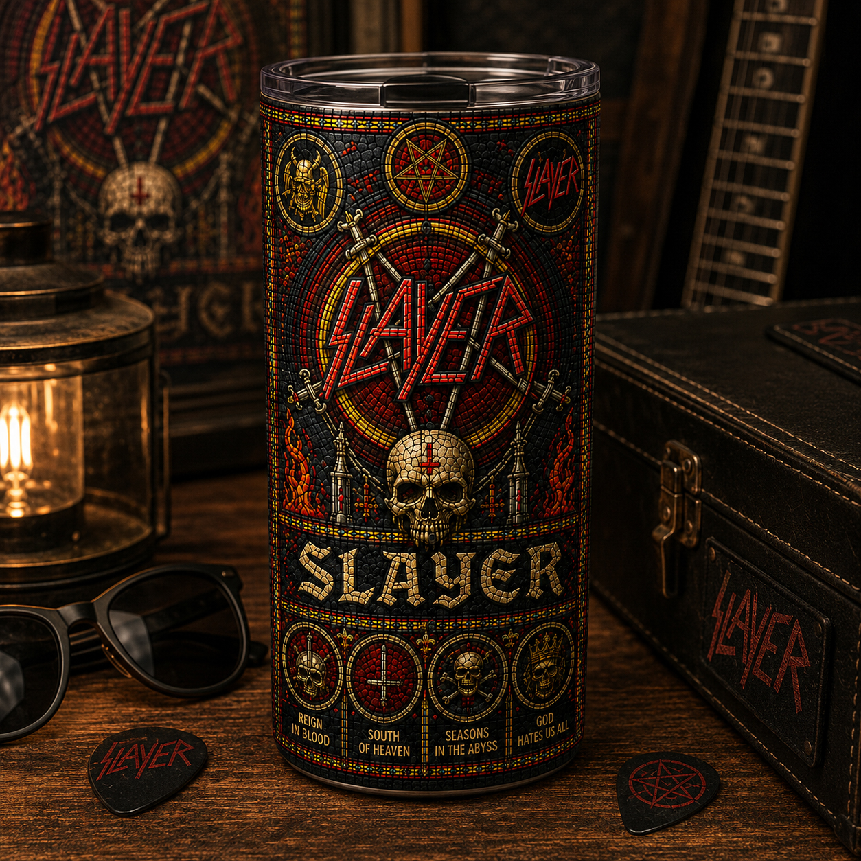 Slayer Heavy Tumble Shirt, Classic Album Style Button Up, Vintage Music Fan Gift