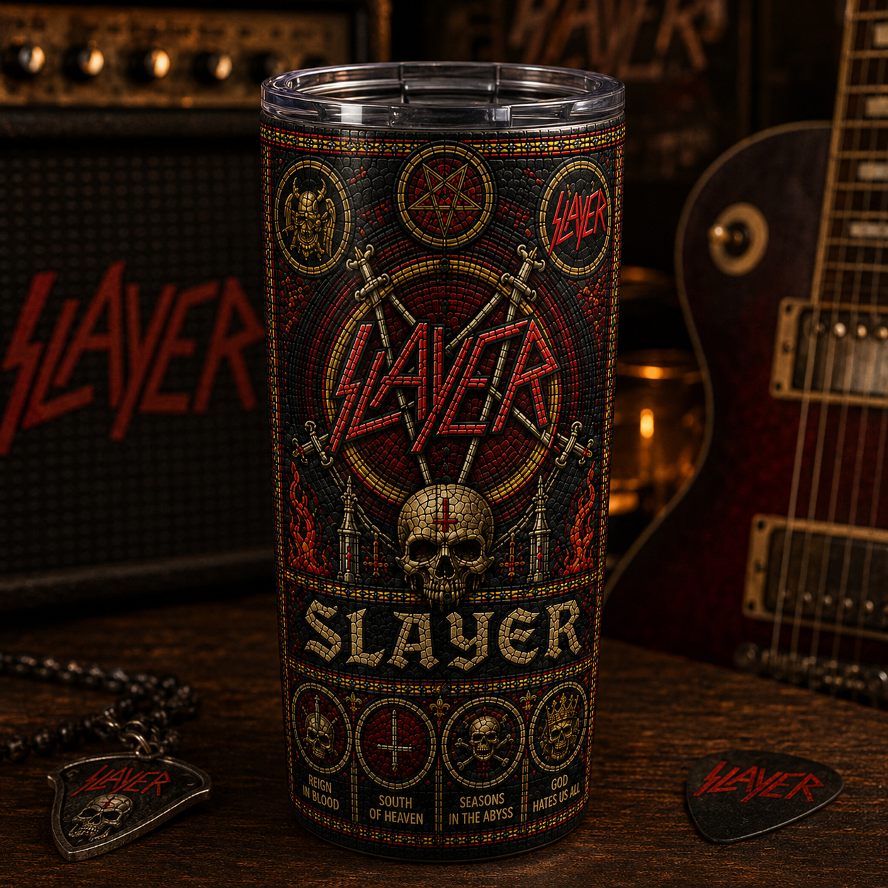 Slayer Heavy Tumble Shirt, Classic Album Style Button Up, Vintage Music Fan Gift