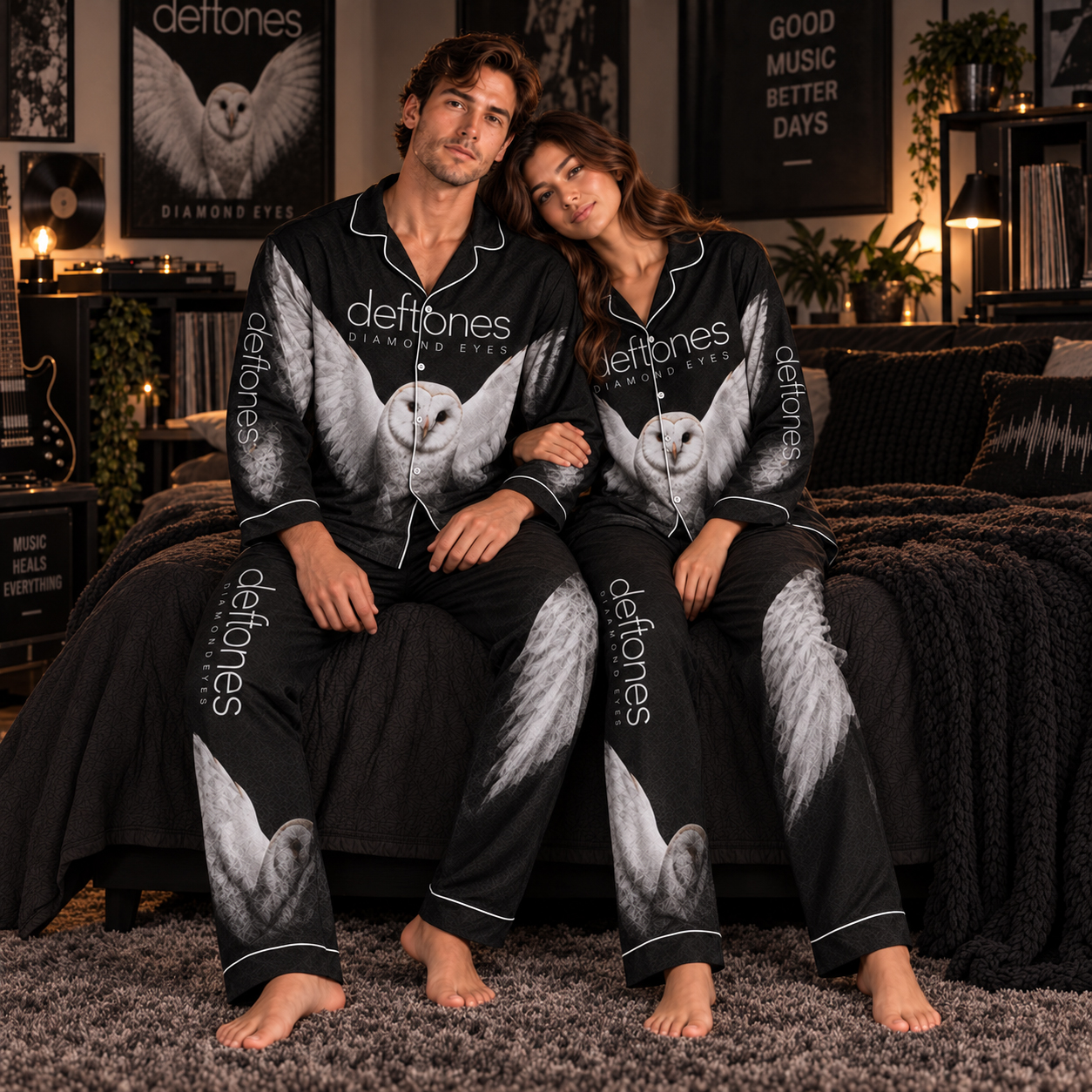 Deftones Diamond Eyes Pajama Set, Sextape Rocket Skates, Chino Moreno 2010 Alternative Era