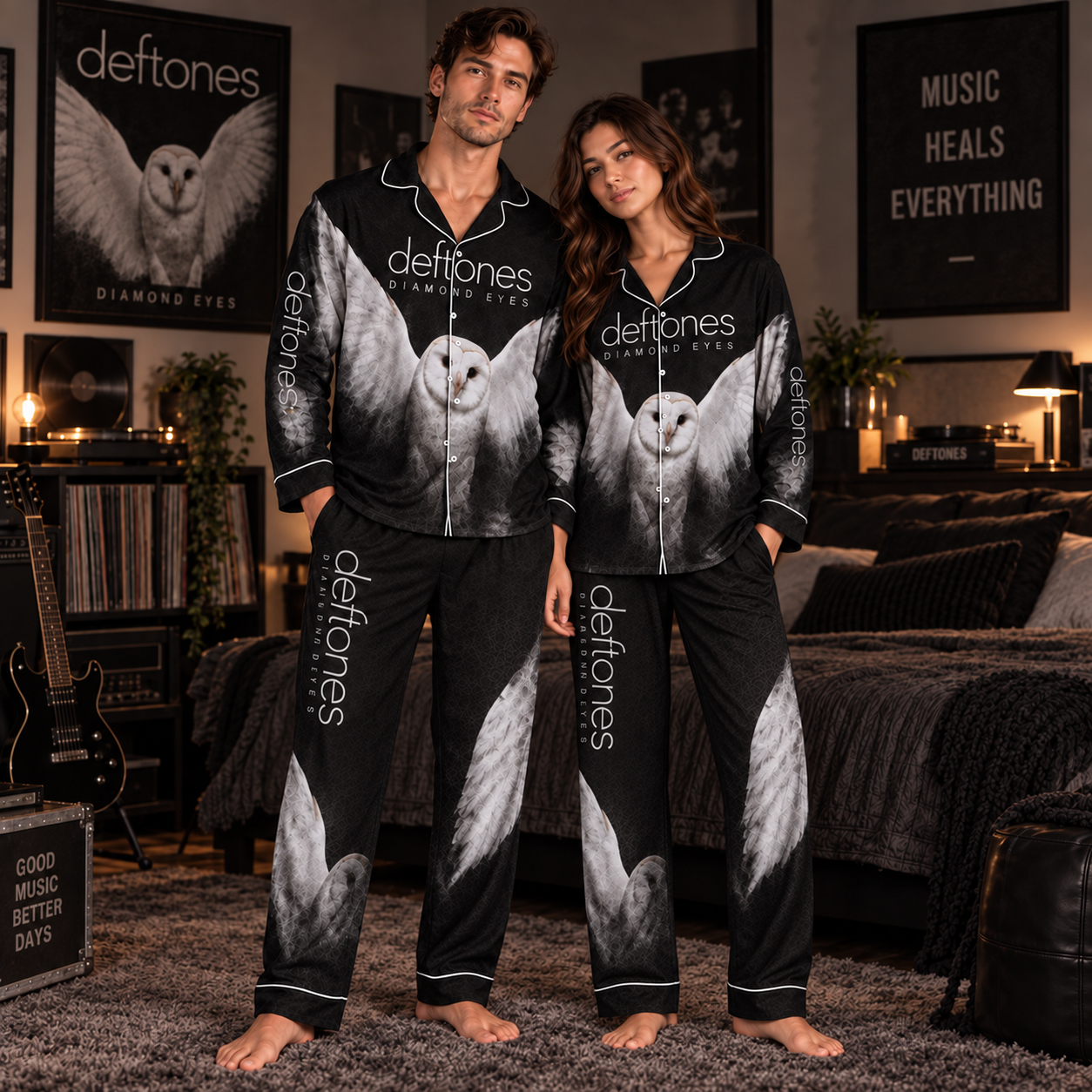 Deftones Diamond Eyes Pajama Set, Sextape Rocket Skates, Chino Moreno 2010 Alternative Era