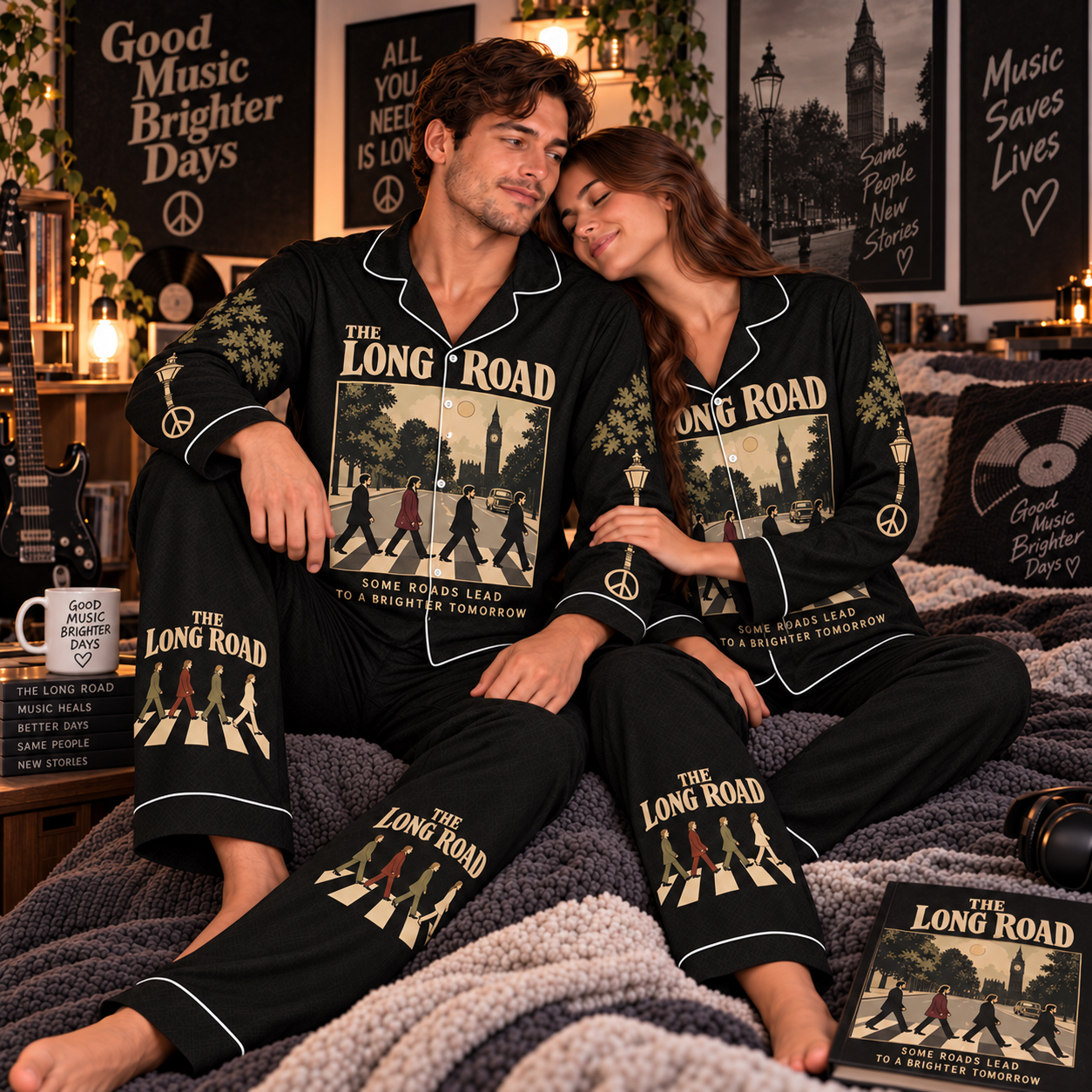 The Beatles Abbey Road Pajama Set, Come Together Here Comes the Sun, George Harrison 1969 Era